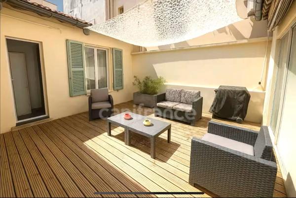Cannes Centre appartement 3 pièces – terrasse – 2 chambres – Potentiel investissement locatif