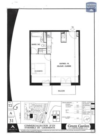 Appartement à louer 2 pièces 42.17m² Saint-Fargeau-Ponthierry (77310)
