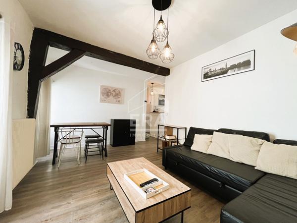 APPART. T2 MEUBLE A LOUER - BLOIS - CENTRE-VILLE, VUE SUR LOIRE, AMENAGEMENT DE QUALITE +++