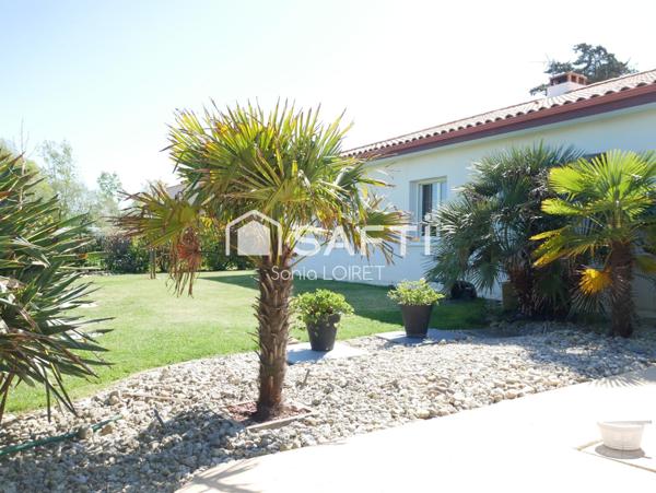 Maison familiale avec piscine proche de la plage