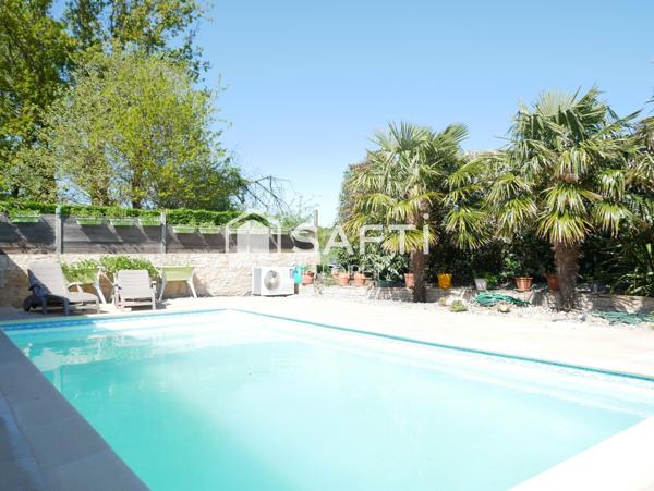 Maison familiale avec piscine proche de la plage