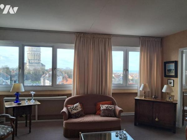 BOULOGNE SUR MER A VENDRE APPARTEMENT AVEC CAVE ET PLACE DE STATIONNEMENT