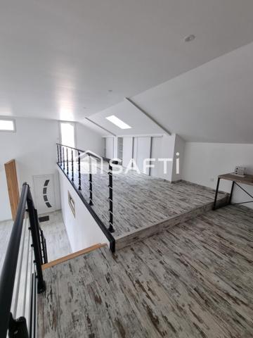 LOFT Rénové – 150 M² – 3 Chambres – Toît terrasse