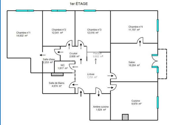 Chambre en colocation avec salle d'eau privative