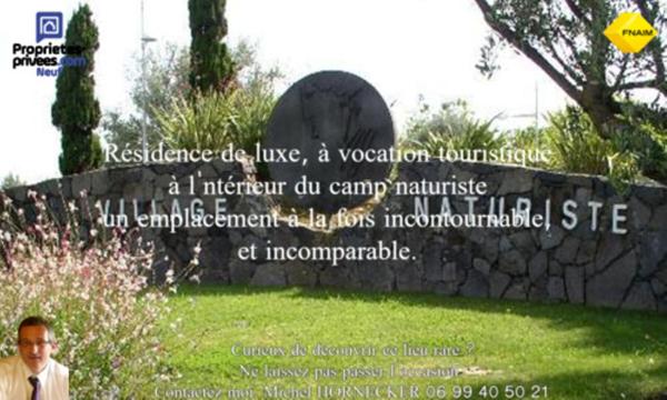 CAP D'AGDE. Village Naturiste. Duplex T3 en Rooftop avec Piscine, Jacuzzis et Garage Privatif