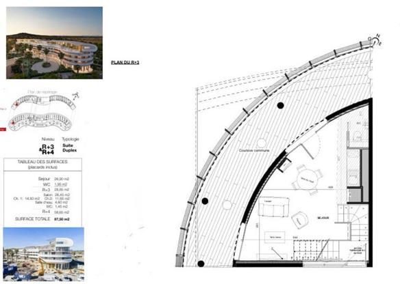 Le haut de gamme s'invite dans ce Duplex de plus de 87 m² au sein du village naturiste du Cap d'Agde