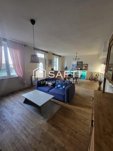 maison avec sous sol intégral, grande pièce de vie cuisine ouverte, dépendance et garage