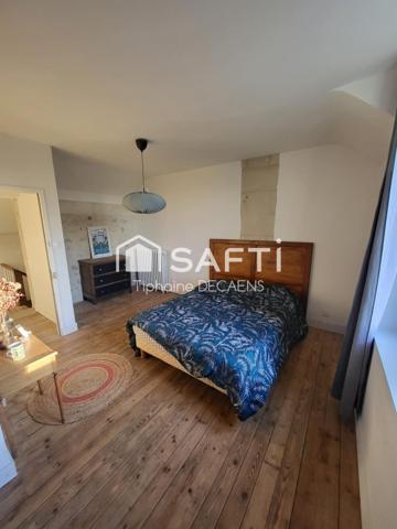 maison avec sous sol intégral, grande pièce de vie cuisine ouverte, dépendance et garage