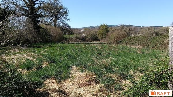 terrain à la campagne, mais proche commodité