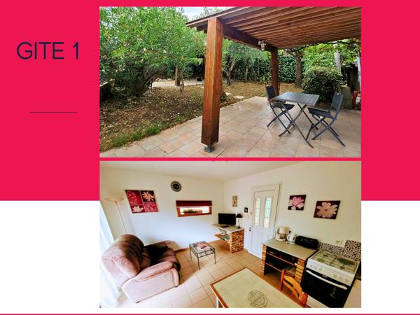 Maison Ruoms 9 pièce(s) 235 m2  + Gîtes rentables + piscine | Revenus garantis en Sud Ardèche