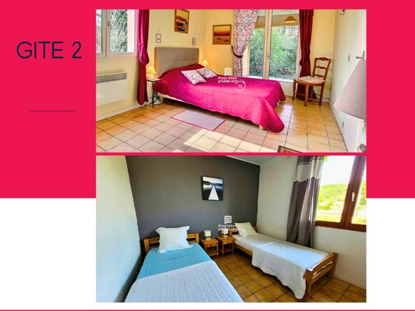 Maison Ruoms 9 pièce(s) 235 m2  + Gîtes rentables + piscine | Revenus garantis en Sud Ardèche