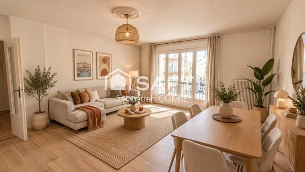 T3 82 m² traversant avec 2 balcons – Le Camas