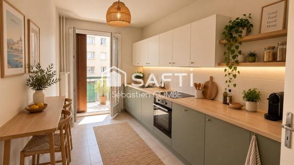 T3 82 m² traversant avec 2 balcons – Le Camas
