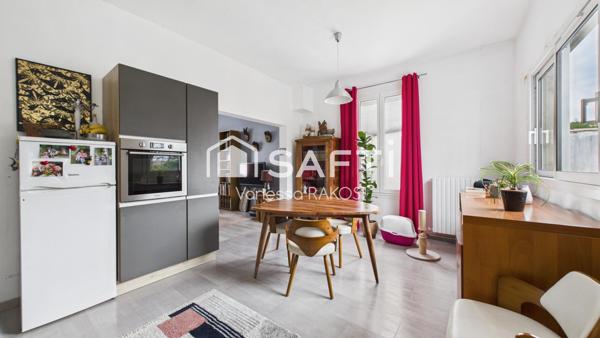 A SAINTES MAISON DE 75 M² avec 2 CHAMBRES, JARDIN ET GARAGE