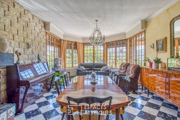 Maison seventies avec vue