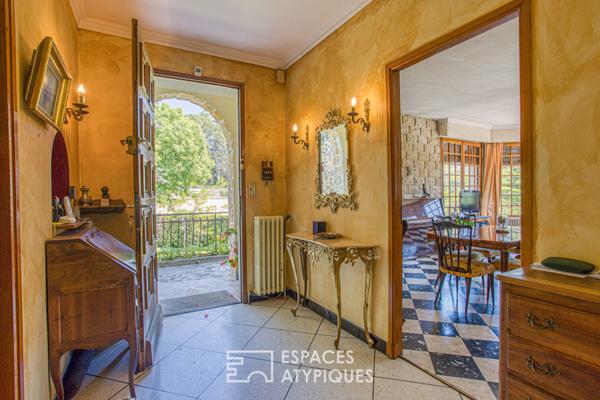 Maison seventies avec vue