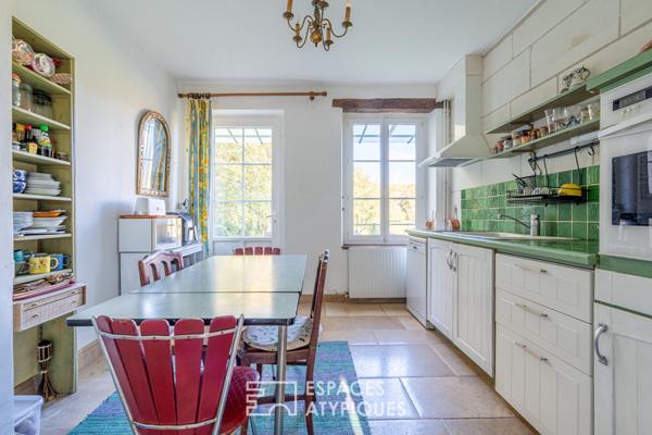 Authentique Moulin avec étangs et parc de près de 10 hectares