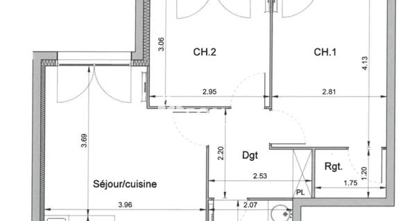 Location Appartement 3 pièces 59.42 m² - Corbeil-essonnes 91100
