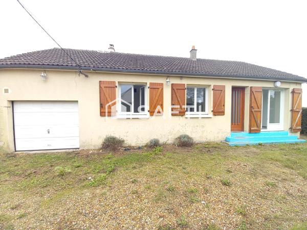 Pavillon de plain-pied avec 2 chambres et garage