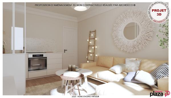Appartement 1 pièce 34.25 m2