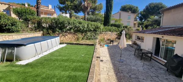 Maison  plain-pied  T3 Bandol avec jardin, vue mer