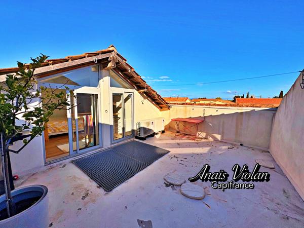 Maison d'architecte avec 3 chambres, terrasse, très belles prestations à vendre à Mauguio (34130)