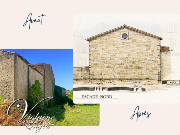 Maison de caractère à réinventer – Projet de vie ou investissement – Oupia (Minervois)