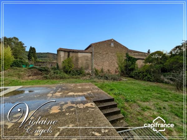 Maison de caractère à réinventer – Projet de vie ou investissement – Oupia (Minervois)