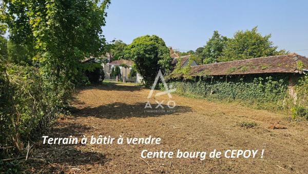 TERRAIN à bâtir 571 m² à VENDRE Hyper centre de CEPOY 45120