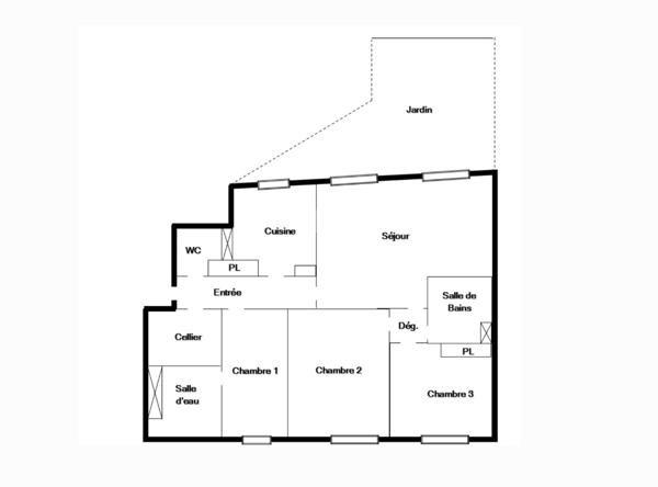 PUTEAUX/ Quais Dion Bouton - Appartement 4 pièces 91m² - Terrasse/Jardin 53m² - 1 Box - 1 Parking