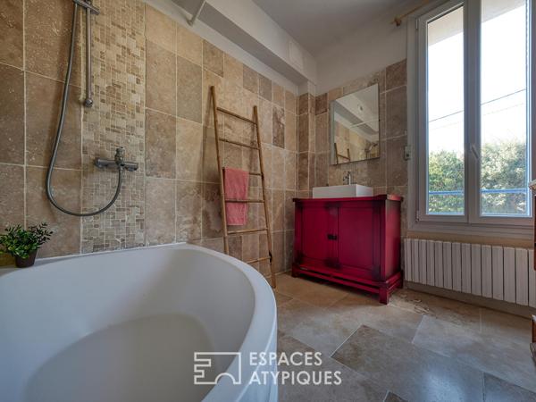 Maison en meulière avec extension d’architecte