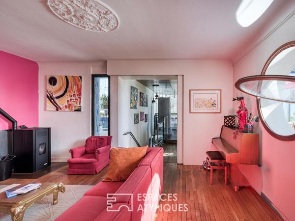 Maison en meulière avec extension d’architecte