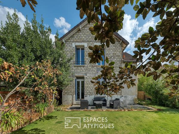 Maison en meulière avec extension d’architecte