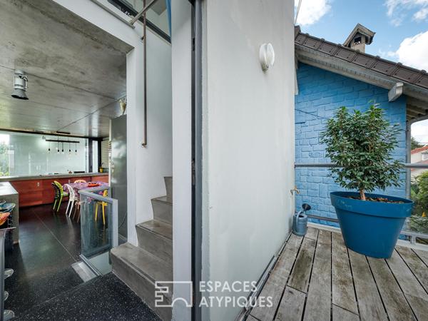 Maison en meulière avec extension d’architecte