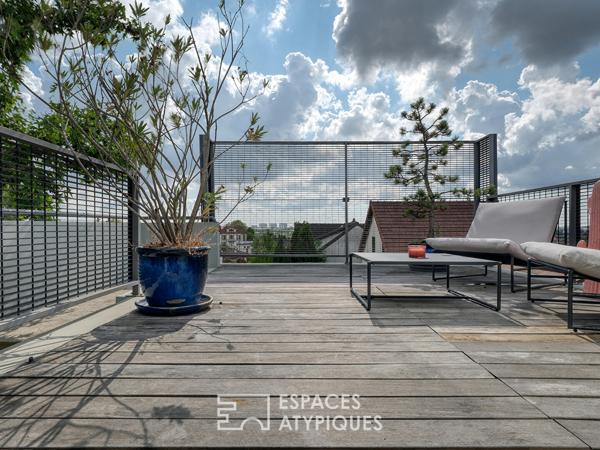 Maison en meulière avec extension d’architecte