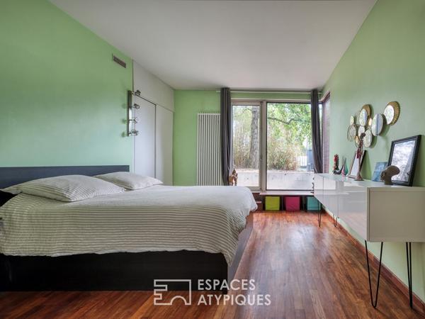 Maison en meulière avec extension d’architecte