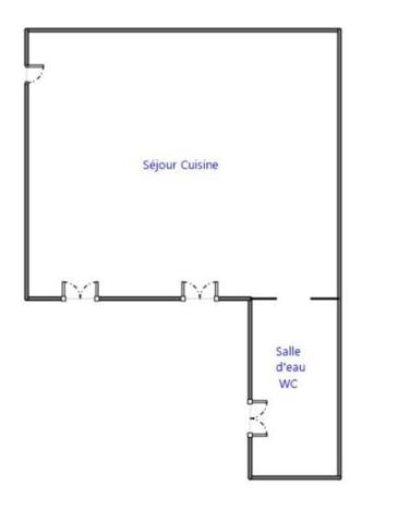 Appartement Avallon 1 pièce(s) 26.45 m2