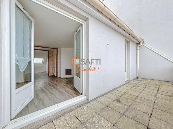 Charmant T4 duplex sans vis à vis grande terrasse