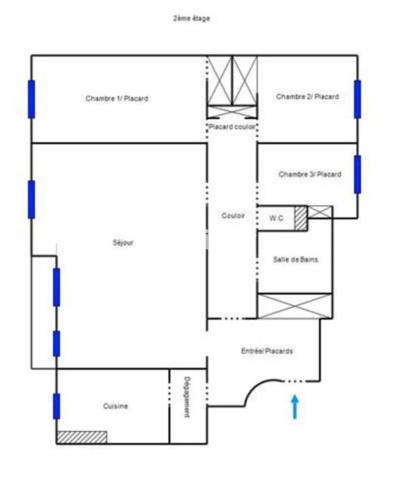 Appartement 5 pièces - 100 m²