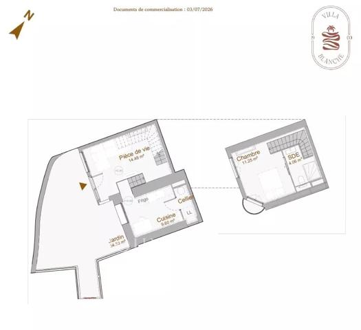 Duplex neuf T2 vue mer panoramique