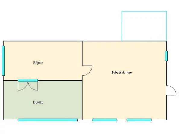 Maison en pierre à vendre près de Livernon, avec piscine, court de tennis et annexe pour invités
