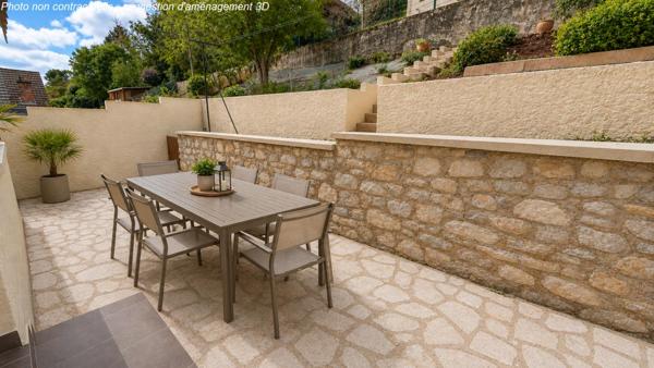 179 900 Euros - Brive  Maison 4 pièces 83 m2 avec CLIM, 3 chambres + 2 garages - buanderie, terrasse et jardin - Secteur HOPITAL