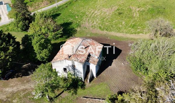 Maison à Rénover 110m² - Nérac - 3 Chambres, Terrain 6.4ha, Étang, Forêt.