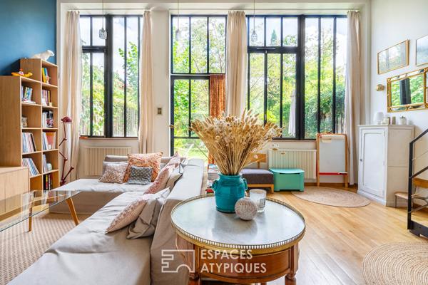 Loft en duplex avec jardin