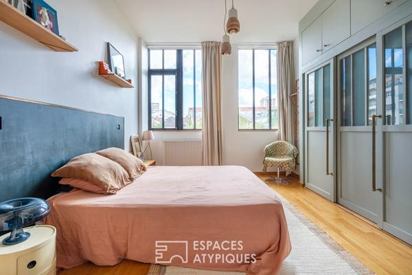 Loft en duplex avec jardin