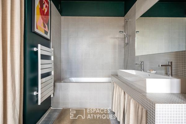 Loft en duplex avec jardin