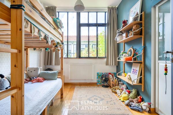 Loft en duplex avec jardin