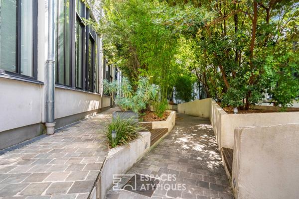 Loft en duplex avec jardin