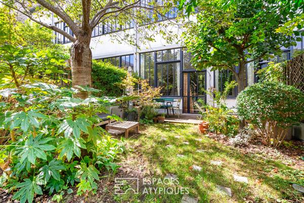 Loft en duplex avec jardin