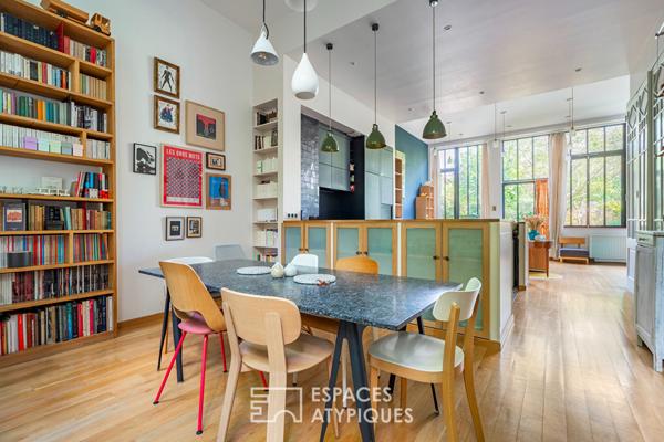 Loft en duplex avec jardin